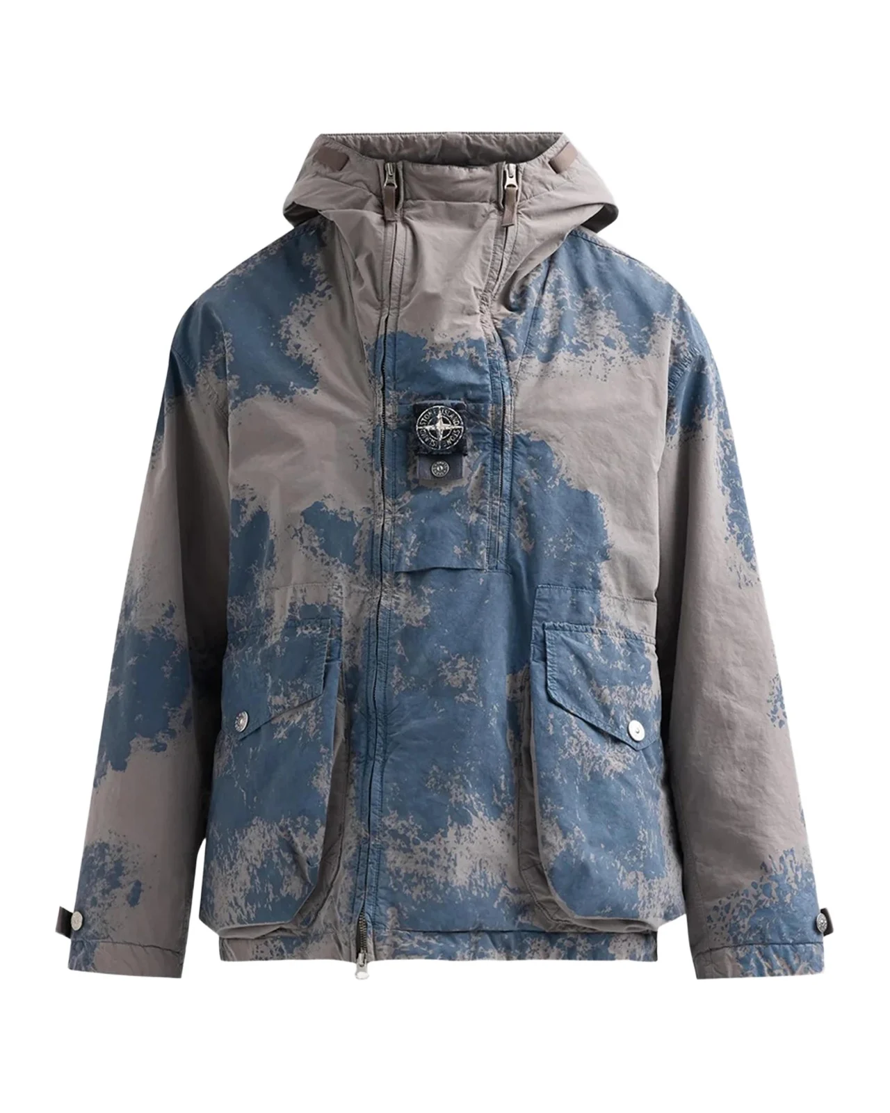 Stone Island Men's David Light Hand-Painted Short Parka