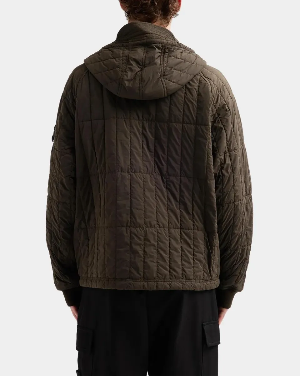 Stone Island Men's Capospalla Quilted Nylon Hooded Jacket | Thumbnail 4