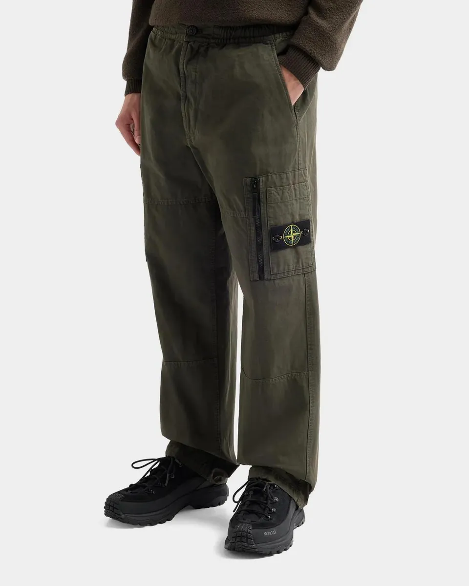 Stone Island Men's Cotton Cargo Pants | Thumbnail 5