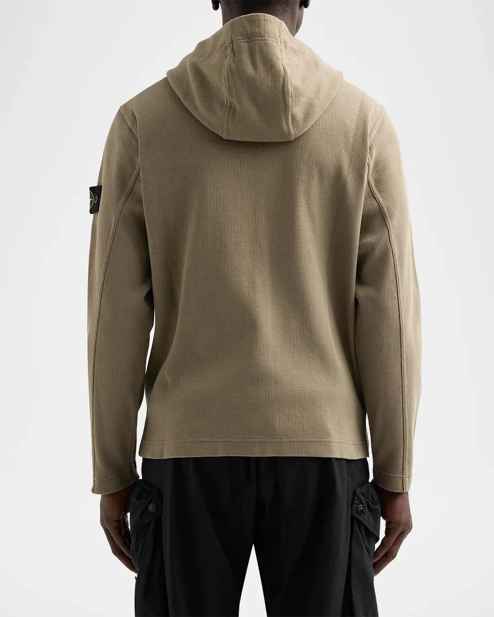Stone Island Men's Felpa Full-Zip Hoodie | Thumbnail 3 Stone Island Men's Felpa Full-Zip Hoodie | Thumbnail 3