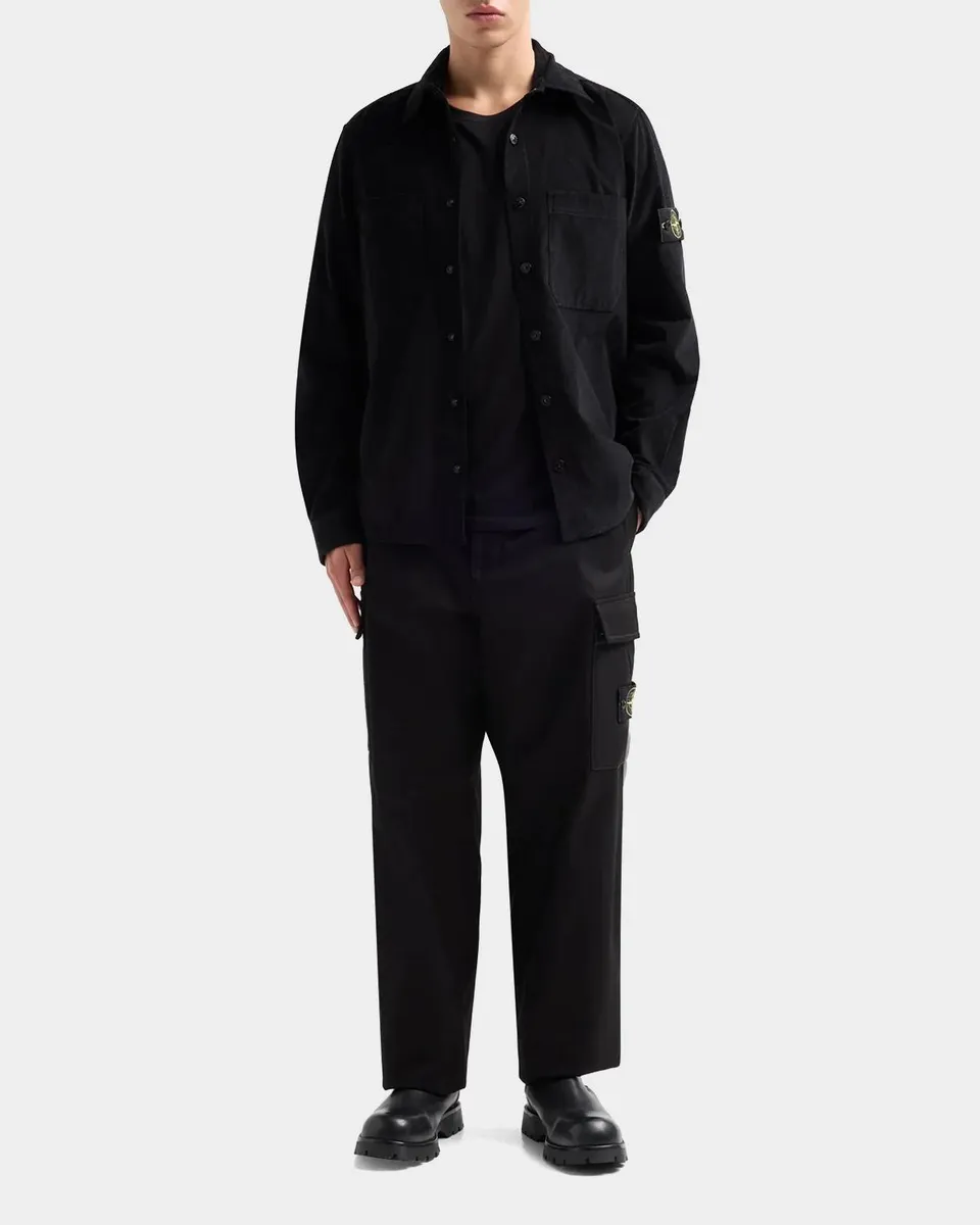 Stone Island Men's Camicia Cotton Corduroy Shirt | Thumbnail 2 Stone Island Men's Camicia Cotton Corduroy Shirt | Thumbnail 2