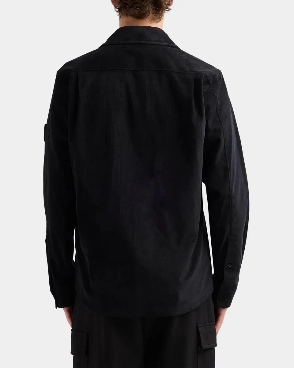 Stone Island Men's Camicia Cotton Corduroy Shirt | Thumbnail 4 Stone Island Men's Camicia Cotton Corduroy Shirt | Thumbnail 4