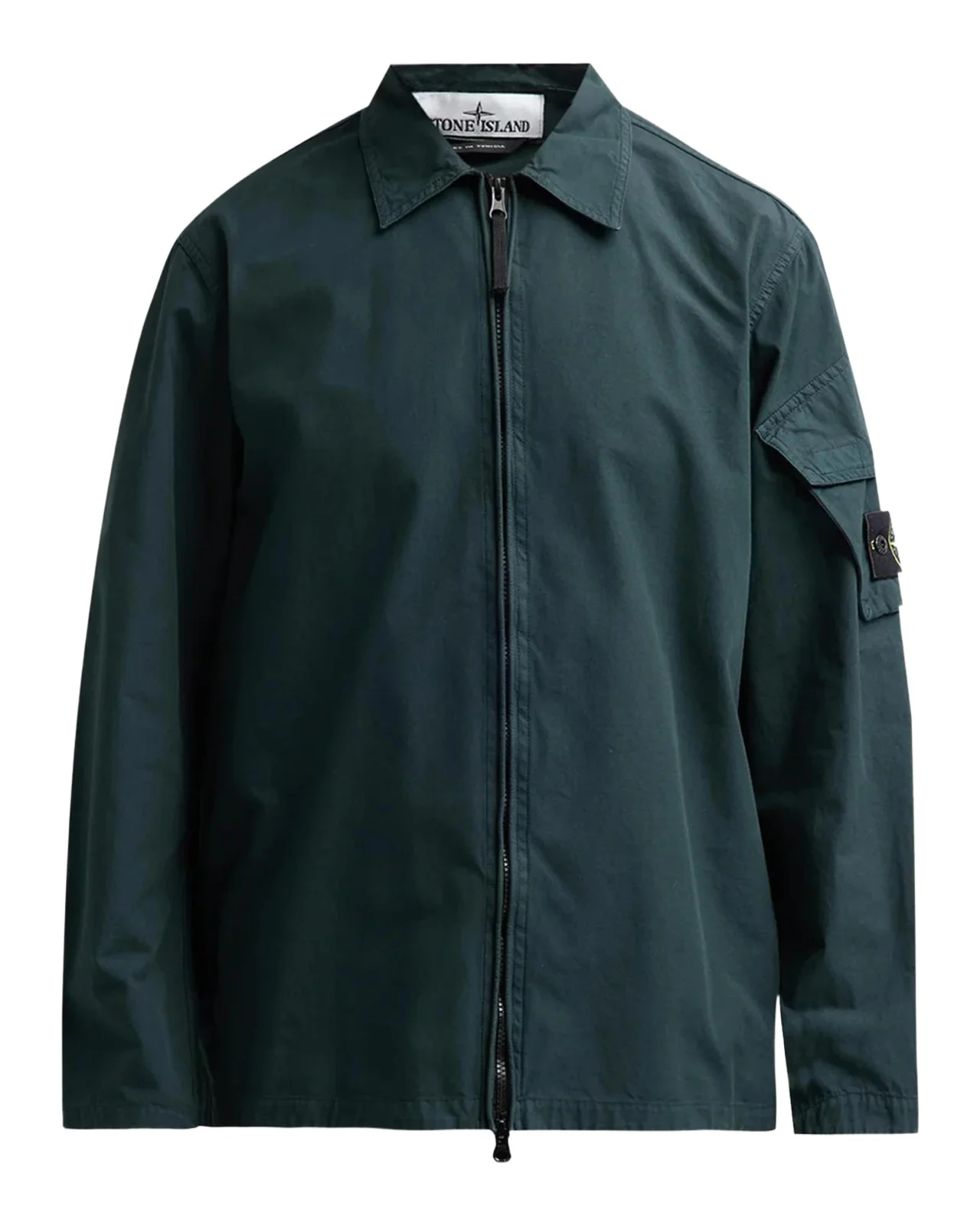 Stone Island Men's Camicia Cotton Full-Zip Jacket