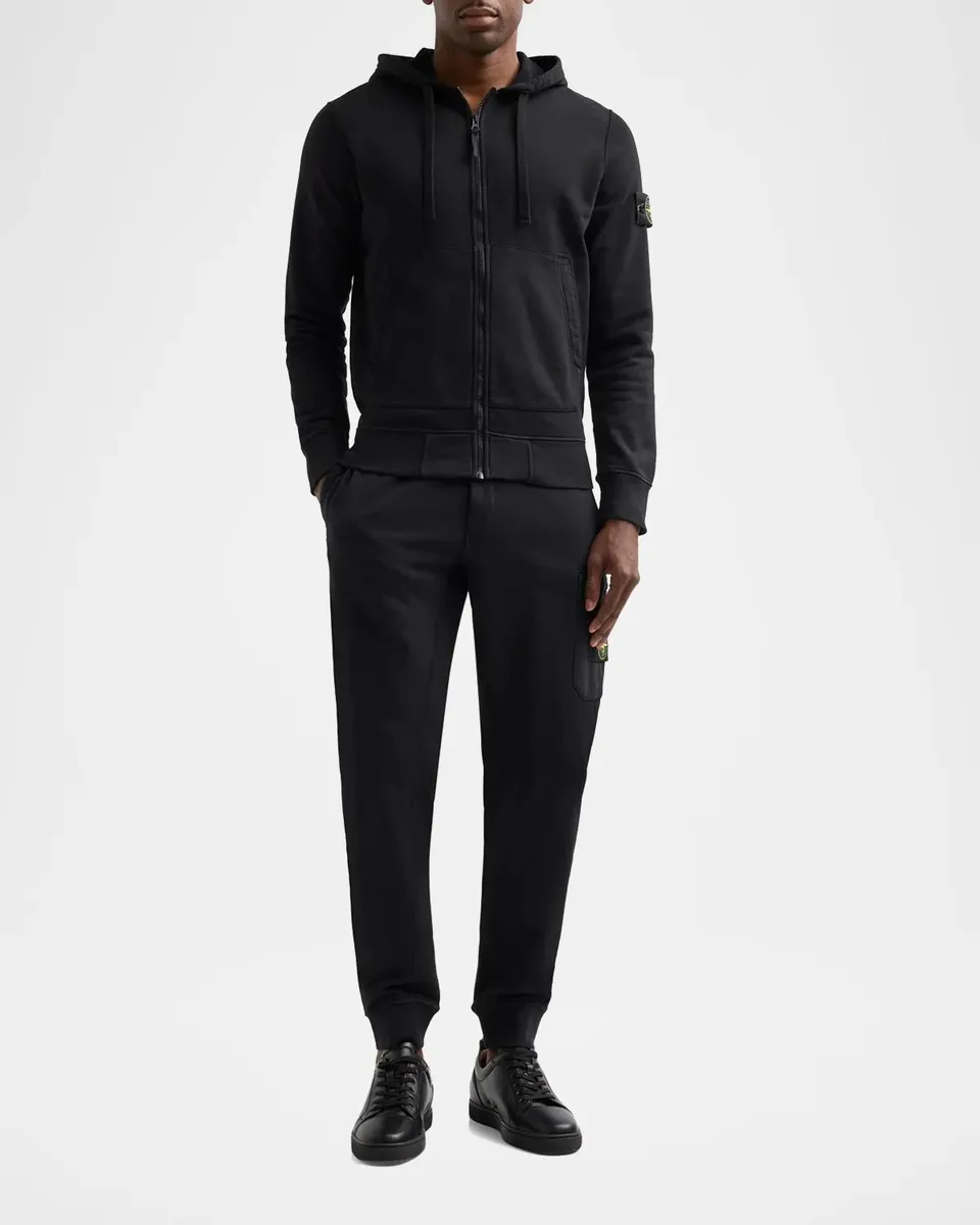 Stone Island Men's Cotton Jogger Sweatpants | Thumbnail 2