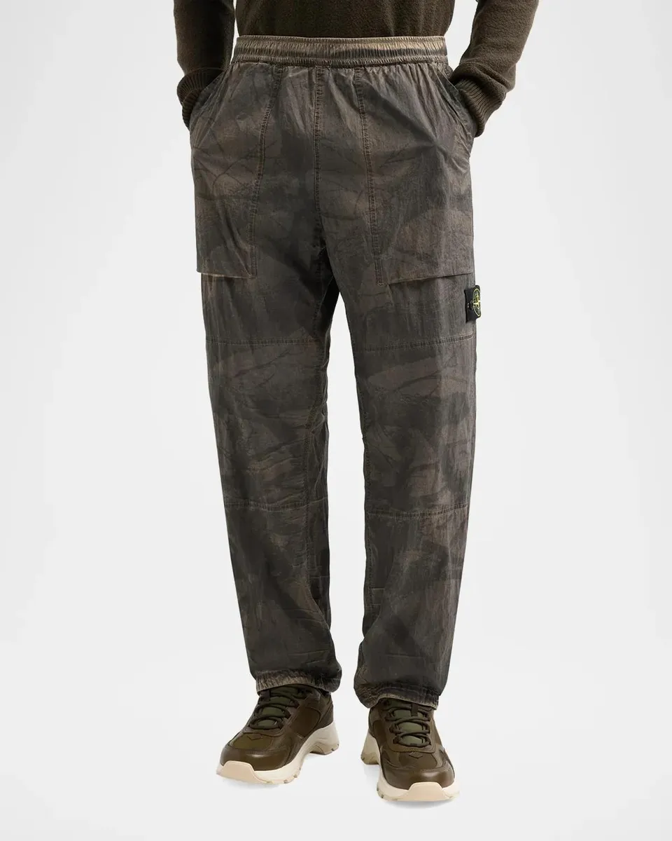 Stone Island Men's Camouflage Nylon Pants | Thumbnail 4