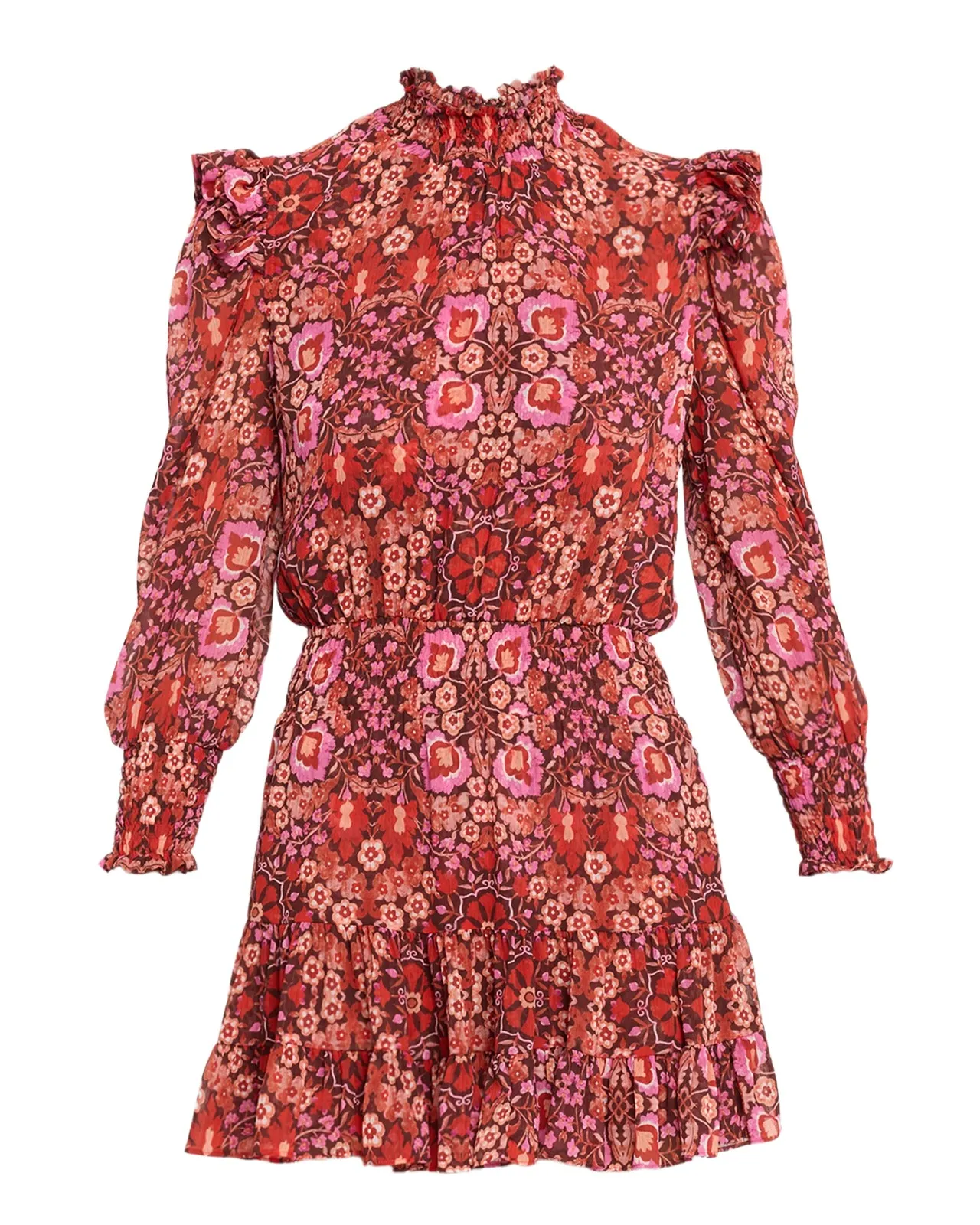 Gianna Ruffle-Trim Mini Dress Gianna Ruffle-Trim Mini Dress
