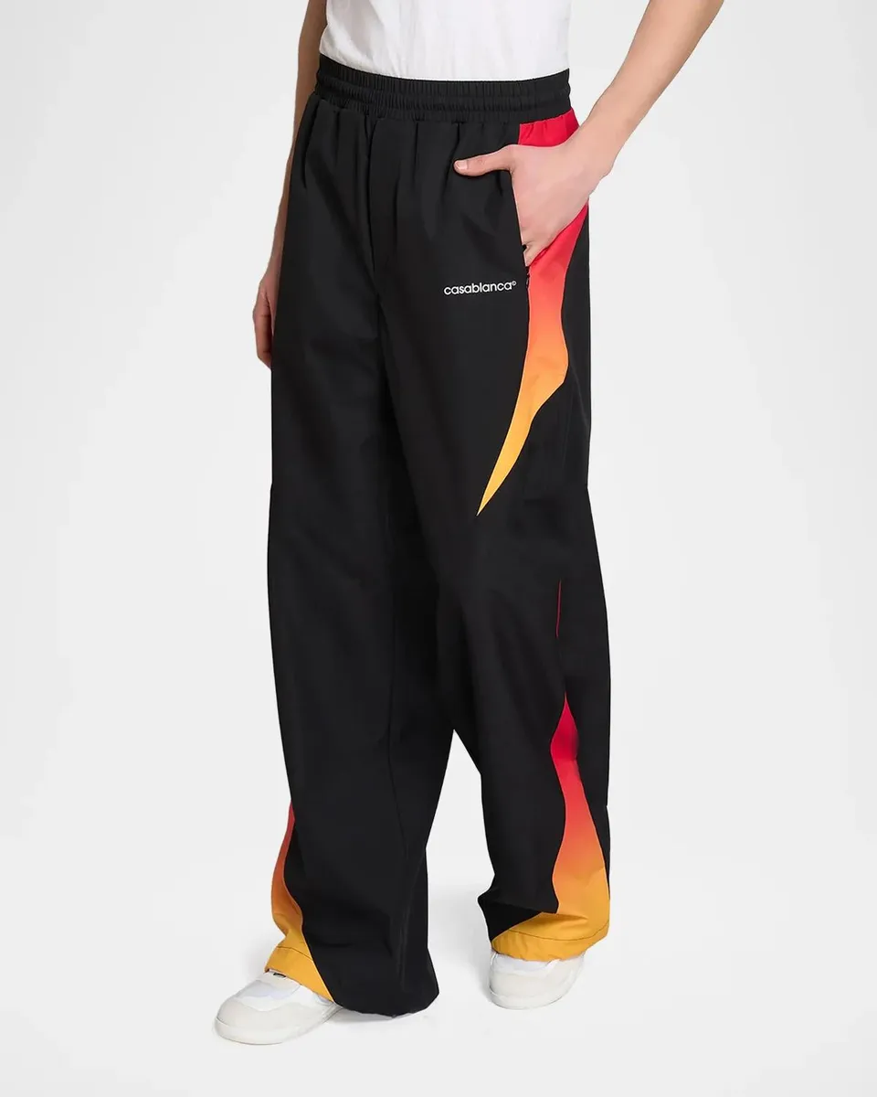 Casablanca Men's Printed Wide-Leg Track Pants | Thumbnail 4 Casablanca Men's Printed Wide-Leg Track Pants | Thumbnail 4