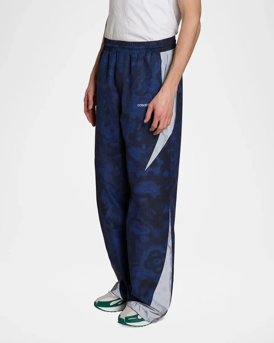 Casablanca Men's Printed Wide-Leg Track Pants | Thumbnail 4 Casablanca Men's Printed Wide-Leg Track Pants | Thumbnail 4