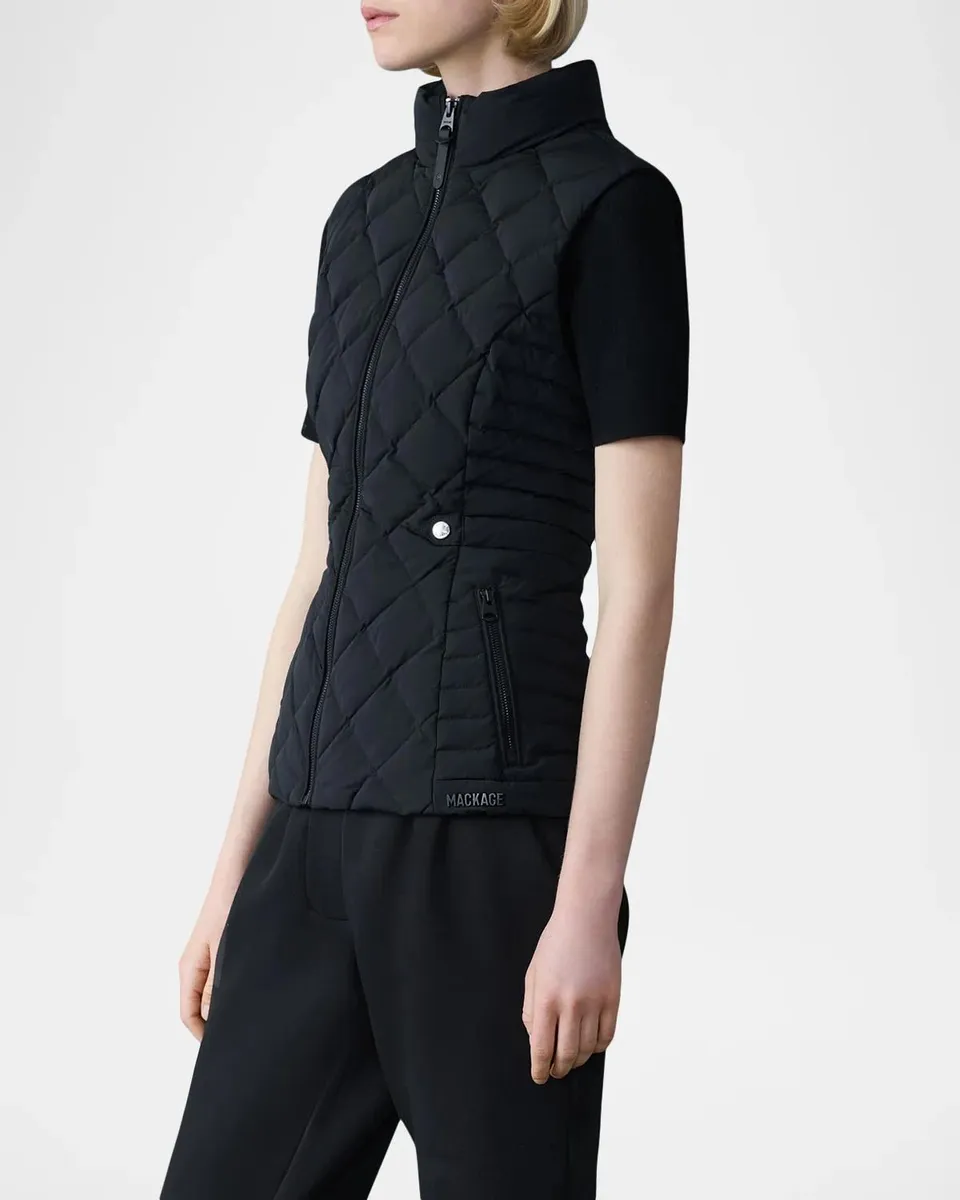 Mackage Stefania Diamond-Quilted Down Vest | Thumbnail 5 Mackage Stefania Diamond-Quilted Down Vest | Thumbnail 5