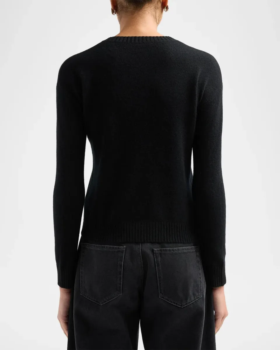 Neiman Marcus Cashmere Collection Basic V-Neck Cashmere Cardigan | Thumbnail 3 Neiman Marcus Cashmere Collection Basic V-Neck Cashmere Cardigan | Thumbnail 3