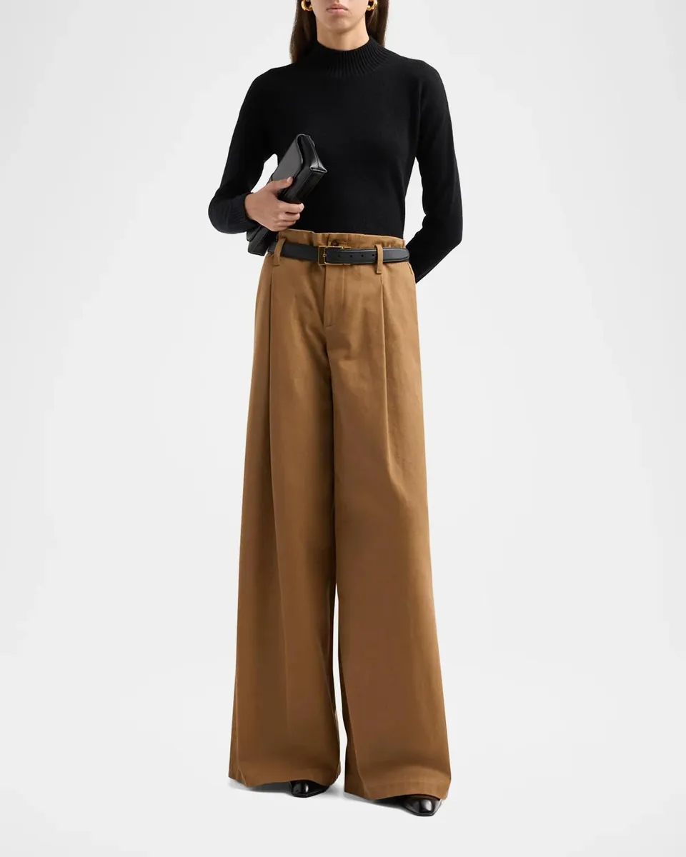 Neiman Marcus Cashmere Collection Basic Cashmere Mock Turtleneck Sweater | Thumbnail 2