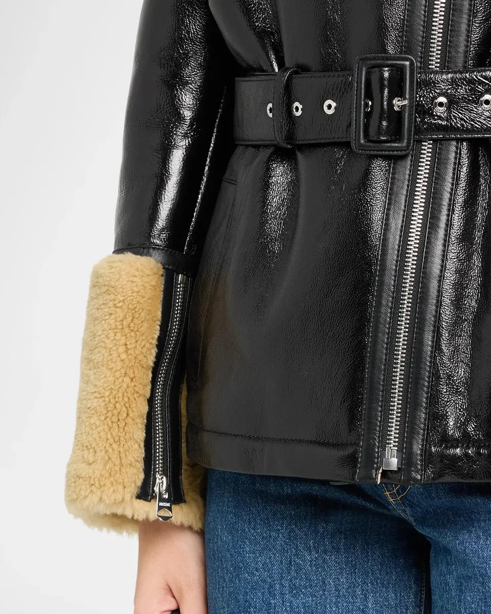 Mackage Eileen Shearling and Leather Moto Jacket | Thumbnail 5 Mackage Eileen Shearling and Leather Moto Jacket | Thumbnail 5