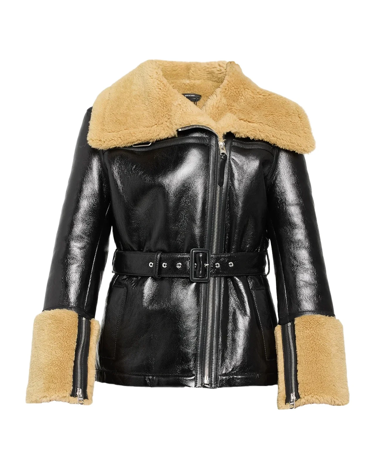 Eileen Shearling and Leather Moto Jacket Eileen Shearling and Leather Moto Jacket