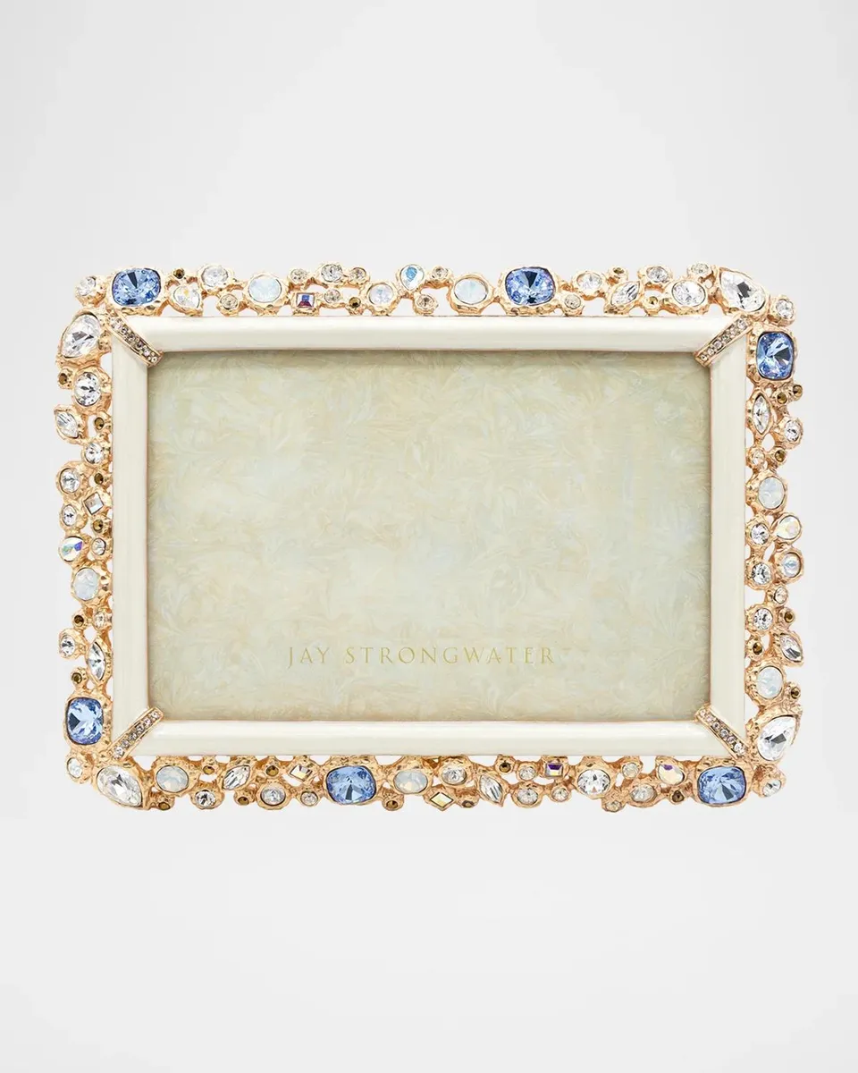 Jay Strongwater Emery Bejeweled 4" x 6" Frame | Thumbnail 2 Jay Strongwater Emery Bejeweled 4" x 6" Frame | Thumbnail 2