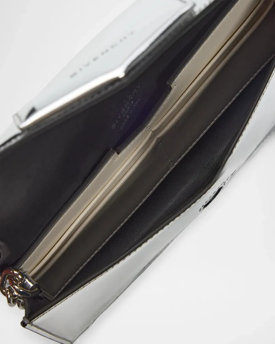 Givenchy Antigona Metallic Leather Clutch Bag | Thumbnail 3
