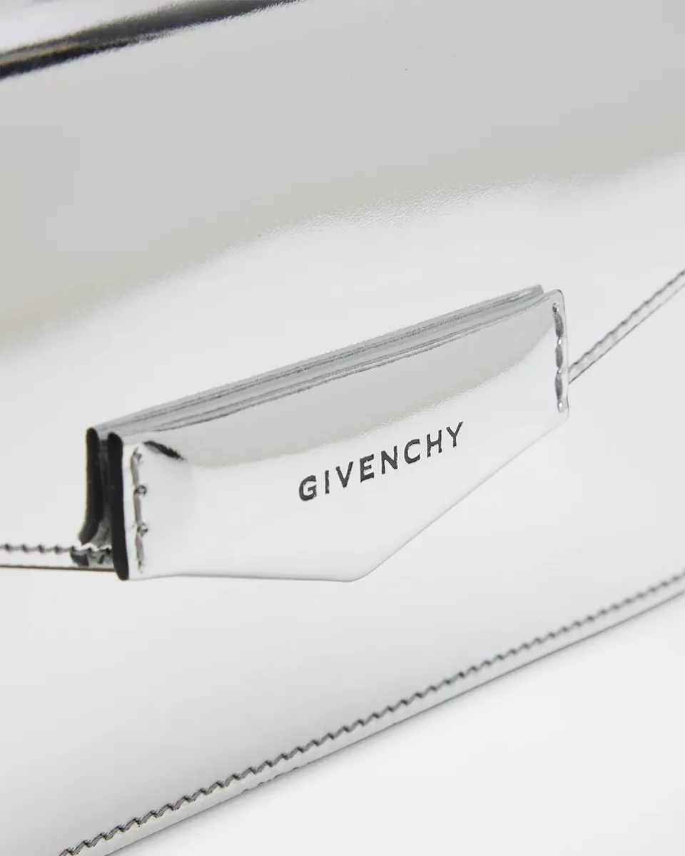 Givenchy Antigona Metallic Leather Clutch Bag | Thumbnail 4