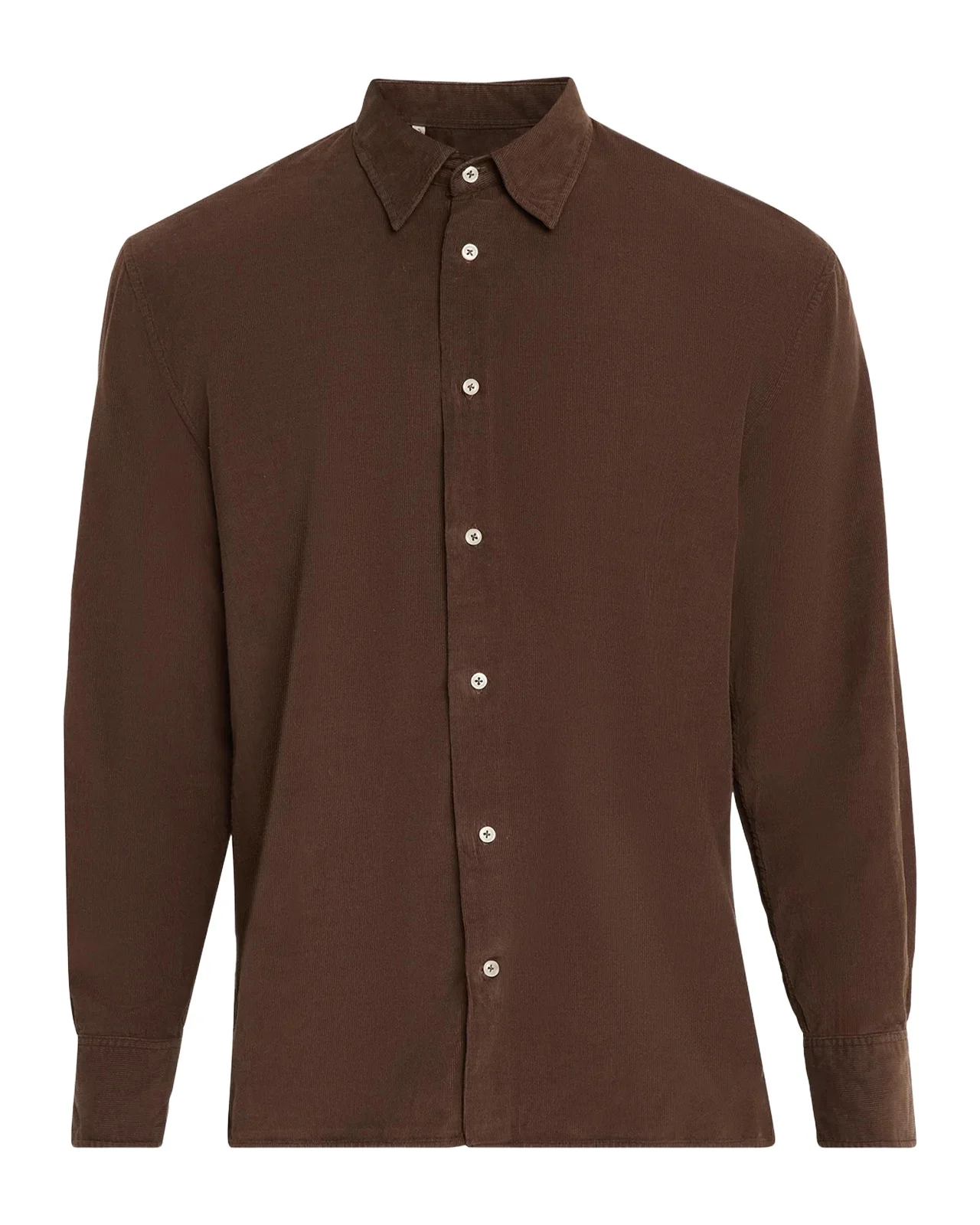 OFFICINE GÉNÉRALE Men's Fine-Wale Corduroy Button-Front Shirt