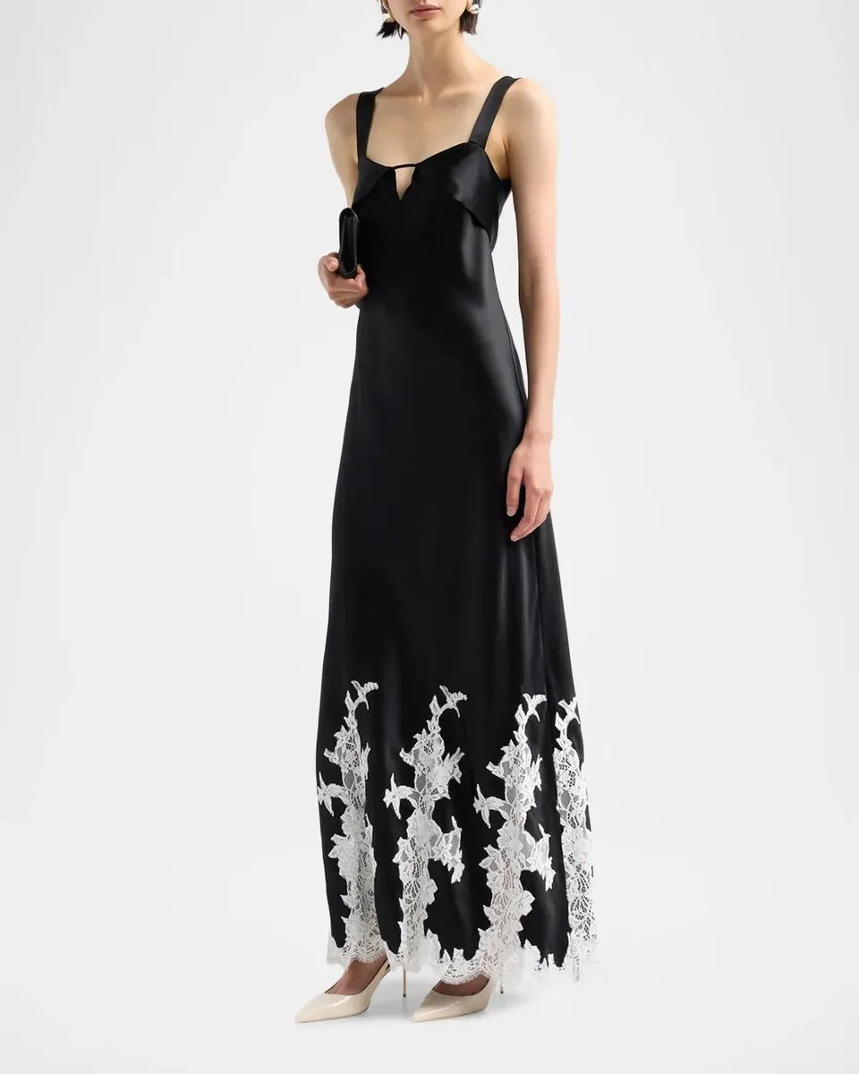 Simkhai Lea Lace Insert Maxi Dress | Thumbnail 4