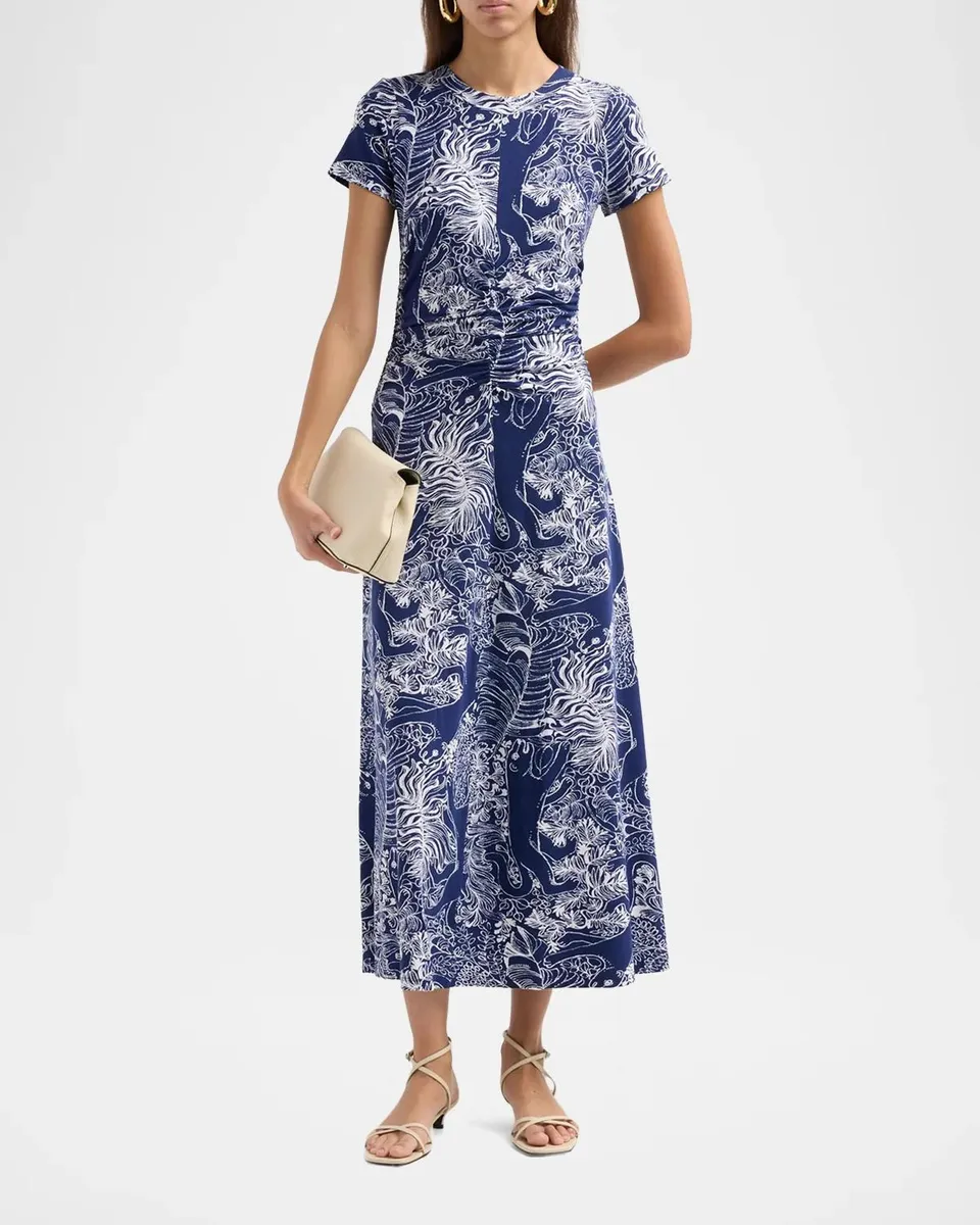 Lilly Pulitzer Alma Printed UPF 50+ Midi Dress | Thumbnail 2 Lilly Pulitzer Alma Printed UPF 50+ Midi Dress | Thumbnail 2