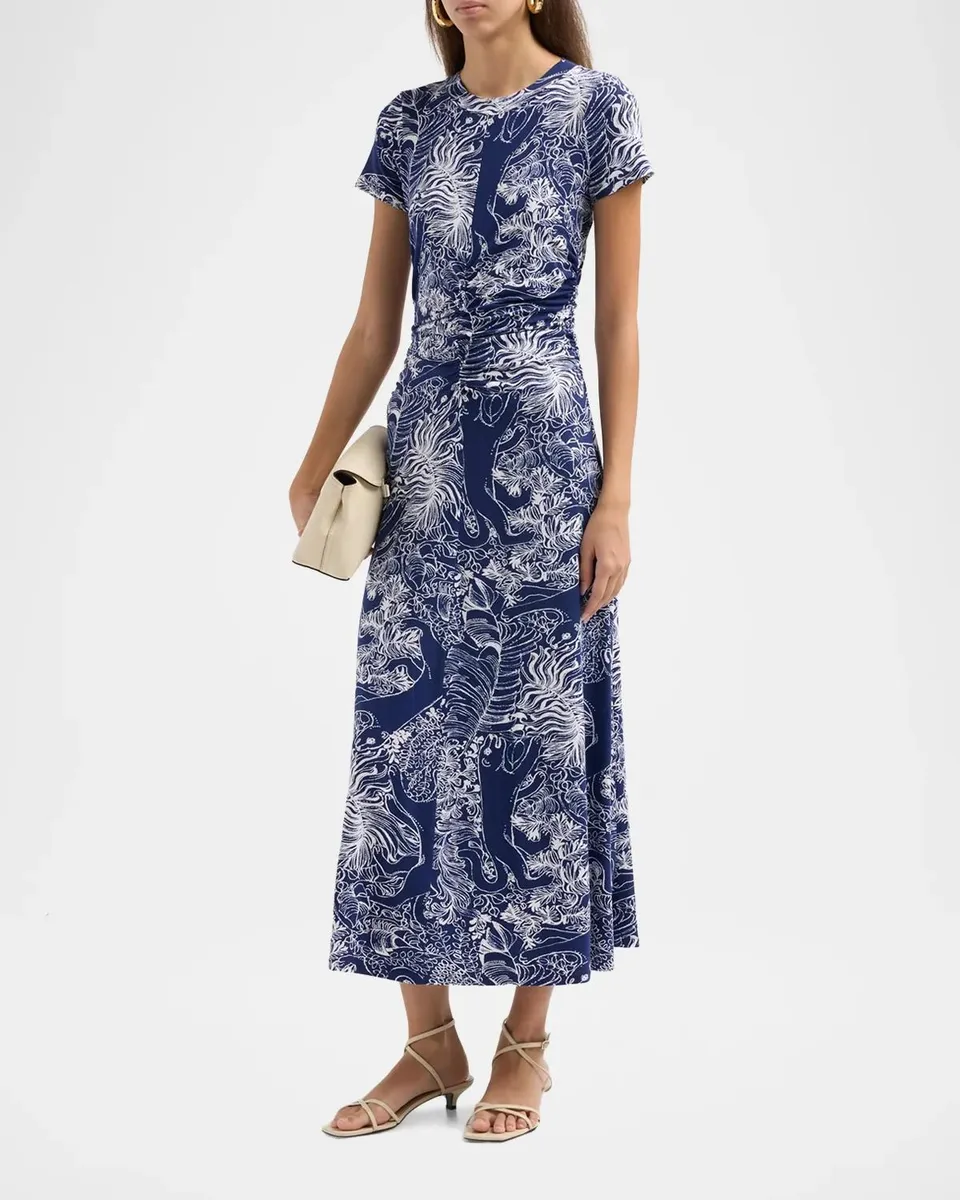 Lilly Pulitzer Alma Printed UPF 50+ Midi Dress | Thumbnail 5 Lilly Pulitzer Alma Printed UPF 50+ Midi Dress | Thumbnail 5