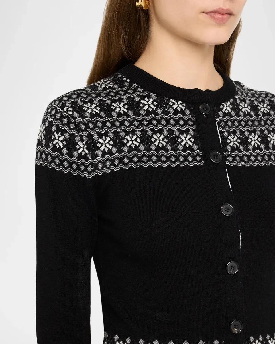 Thom Browne Icelandic Fair Isle Cashmere Crewneck Cardigan | Thumbnail 5 Thom Browne Icelandic Fair Isle Cashmere Crewneck Cardigan | Thumbnail 5