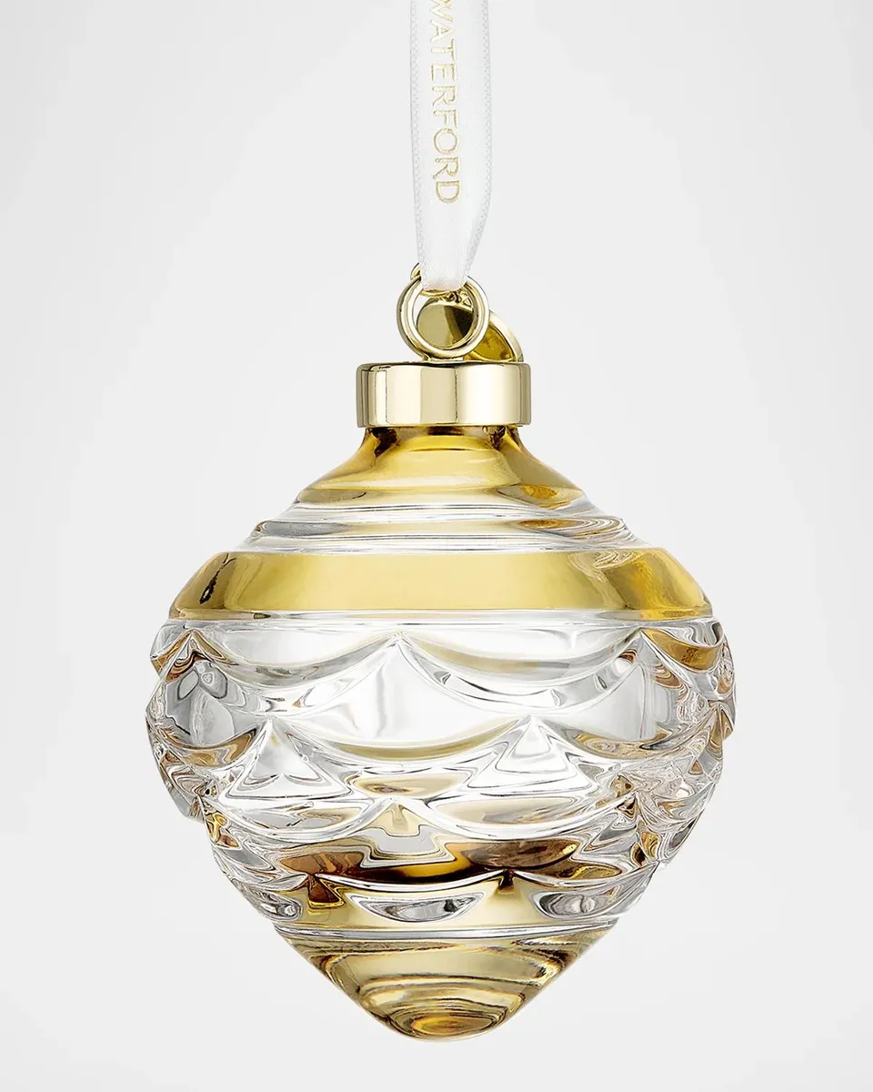Waterford Crystal Winter Wonders Pinecone Bauble Christmas Ornament, Amber | Thumbnail 2 Waterford Crystal Winter Wonders Pinecone Bauble Christmas Ornament, Amber | Thumbnail 2