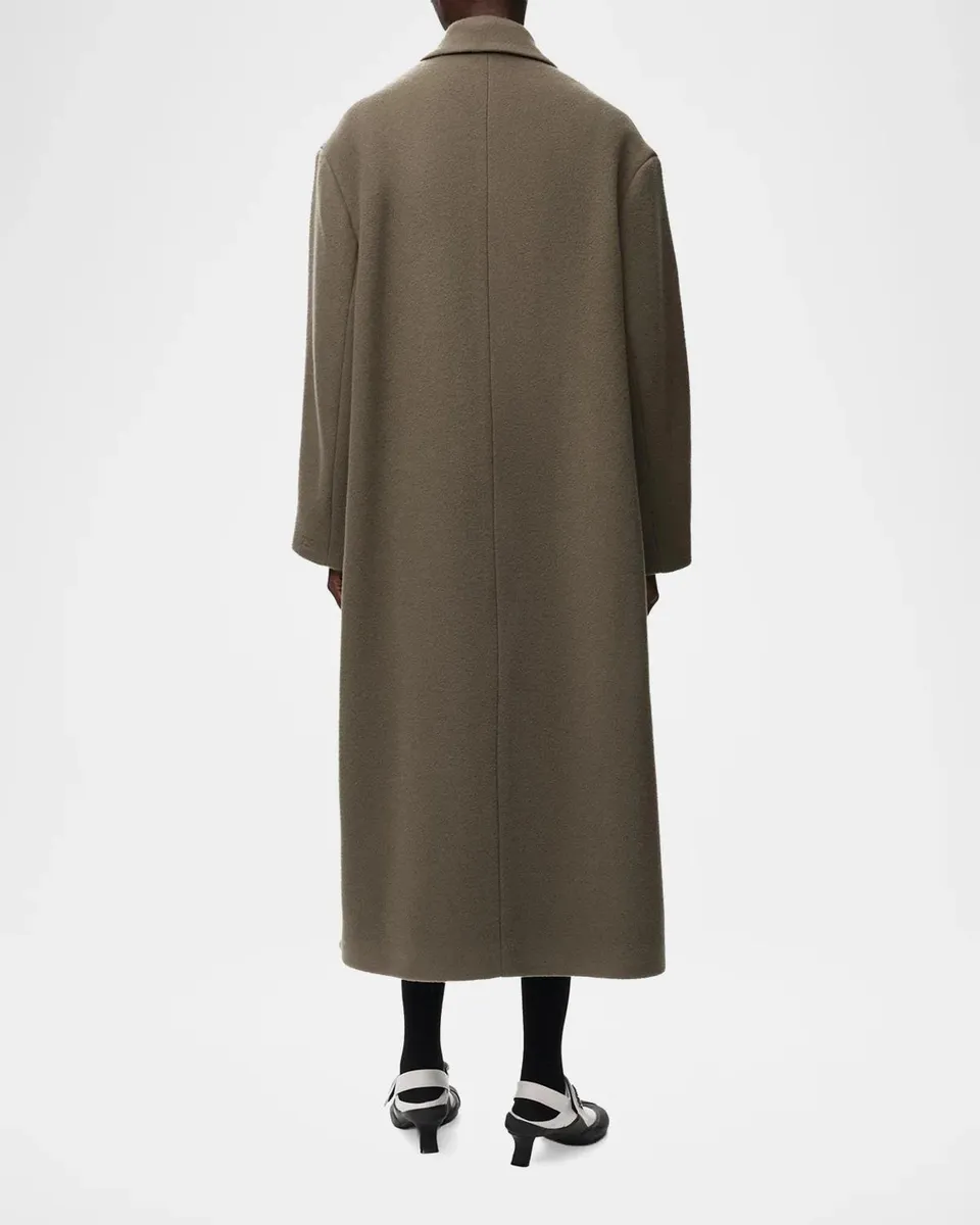 Loewe Gingham Cashmere Single-Breasted Coat | Thumbnail 3