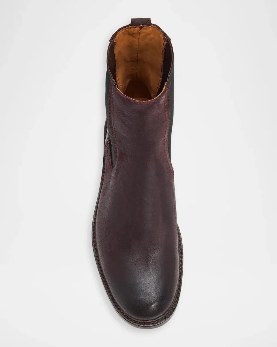 Allen Edmonds Men's Marshall Waxed Suede Chelsea Boots | Thumbnail 3