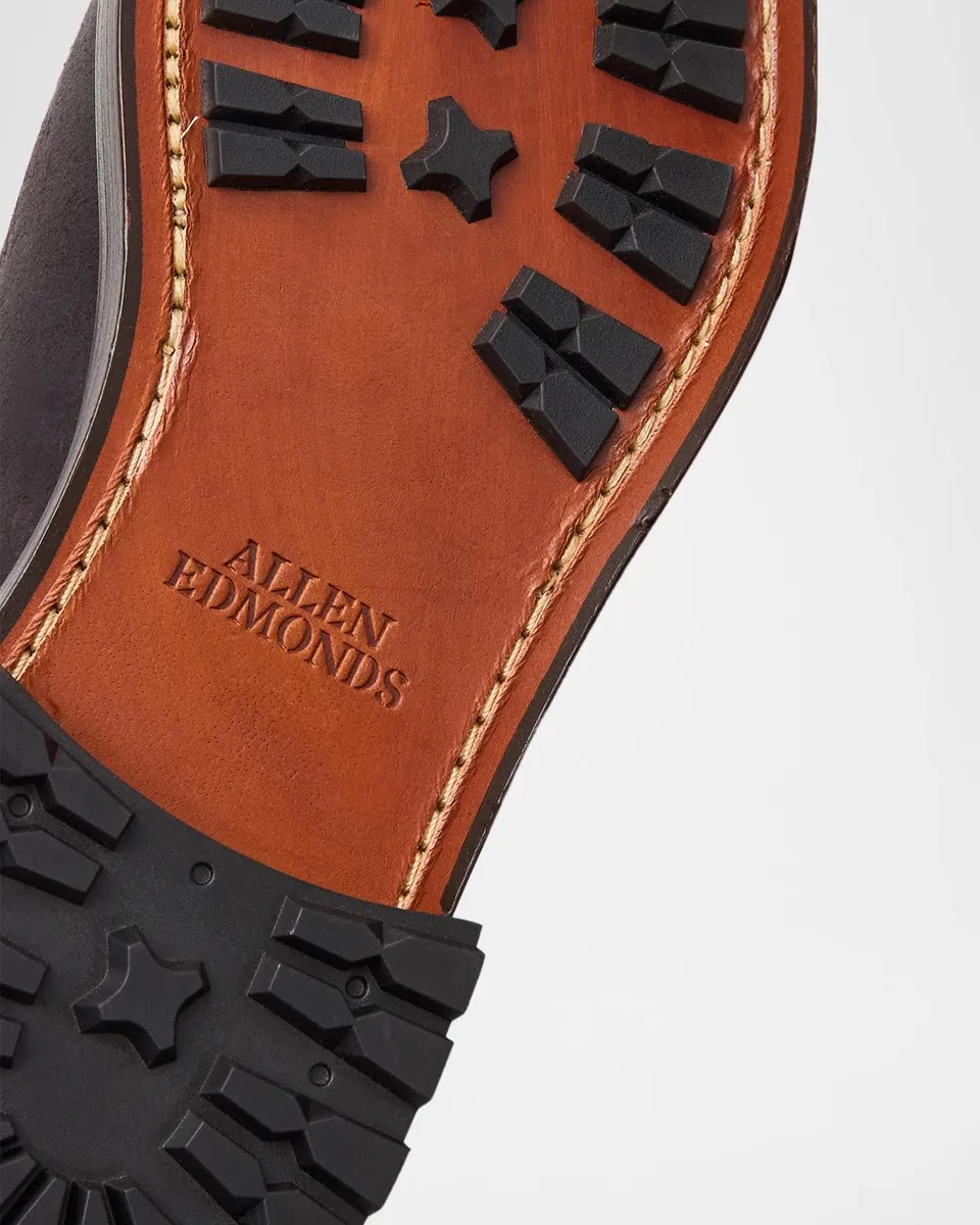 Allen Edmonds Men's Marshall Waxed Suede Chelsea Boots | Thumbnail 4