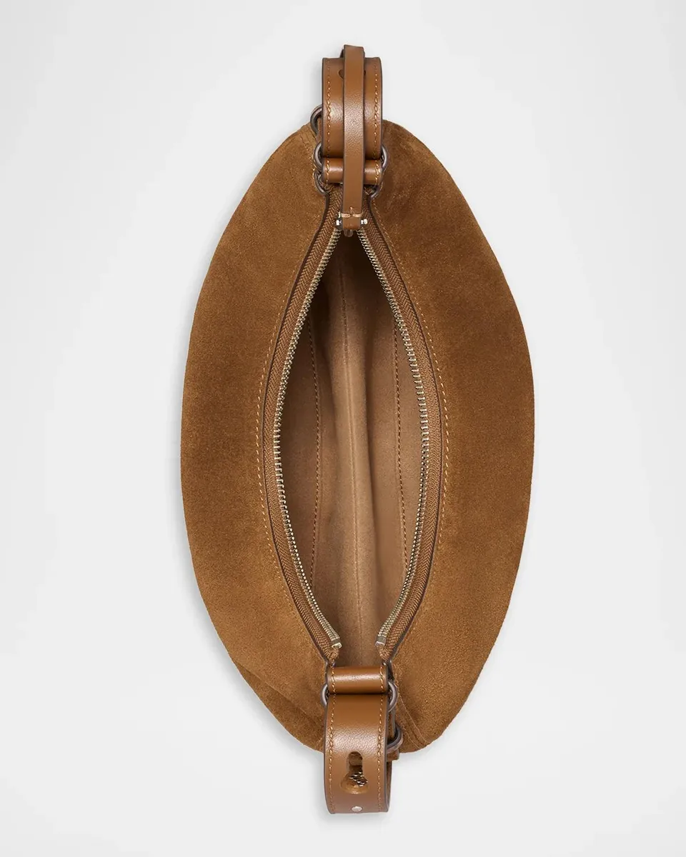 Tory Burch Romy Studded Suede Shoulder Bag | Thumbnail 4 Tory Burch Romy Studded Suede Shoulder Bag | Thumbnail 4