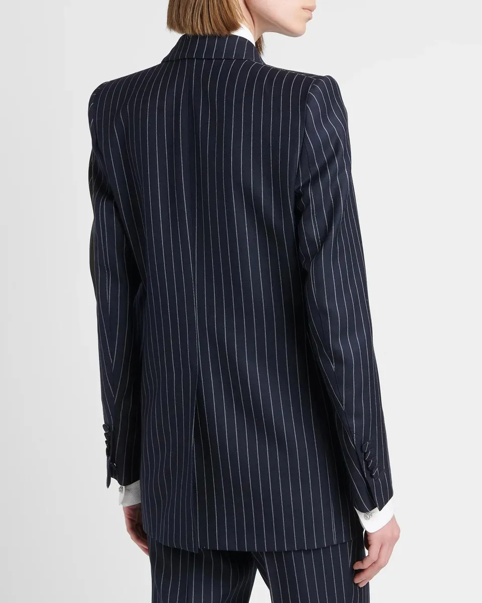 Tom Ford Corded Chalkstripe Wool Single-Breasted Western Jacket | Thumbnail 3