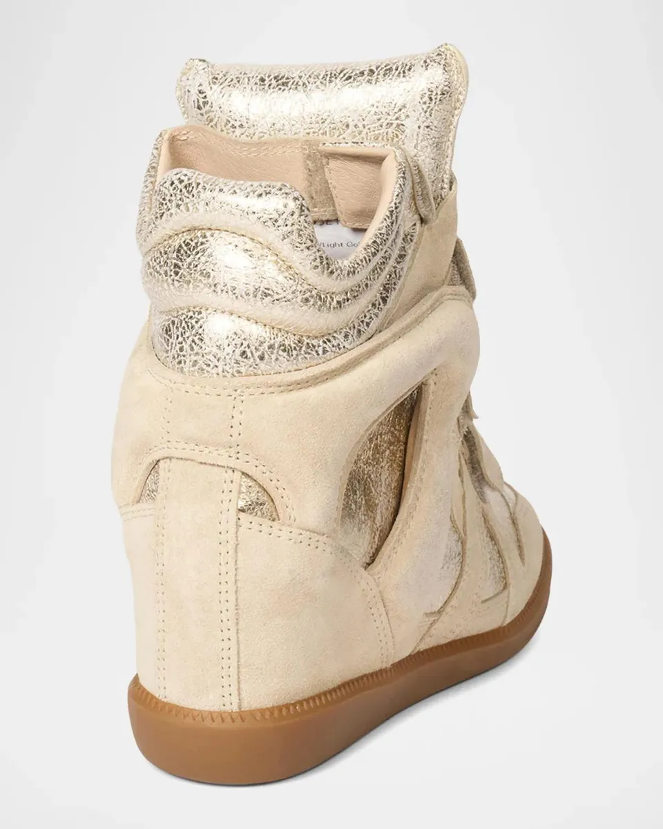 Isabel Marant Bekett Leather High-Top Sneakers | Thumbnail 3 Isabel Marant Bekett Leather High-Top Sneakers | Thumbnail 3