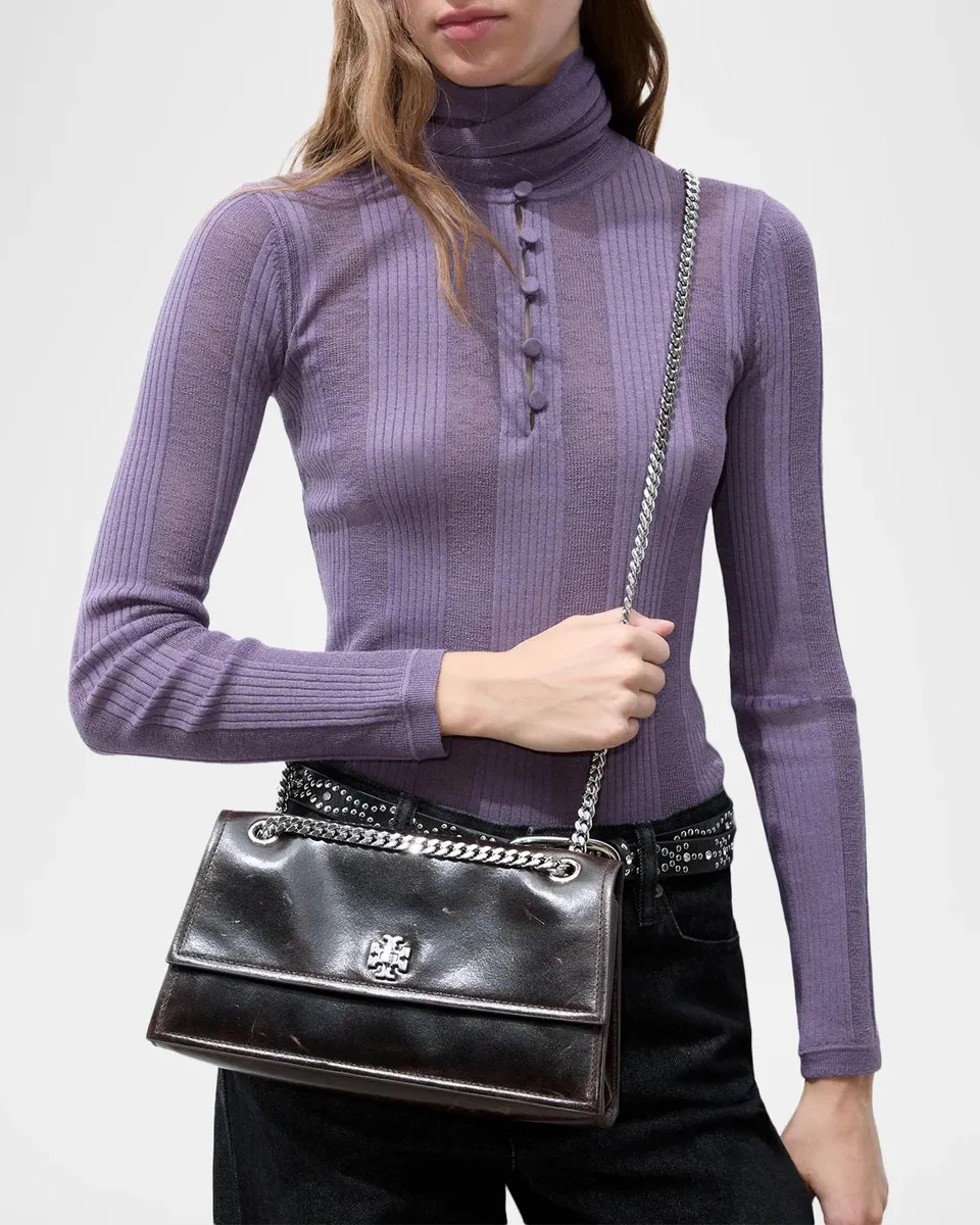 Tory Burch Kira Leather Shoulder Bag | Thumbnail 5 Tory Burch Kira Leather Shoulder Bag | Thumbnail 5