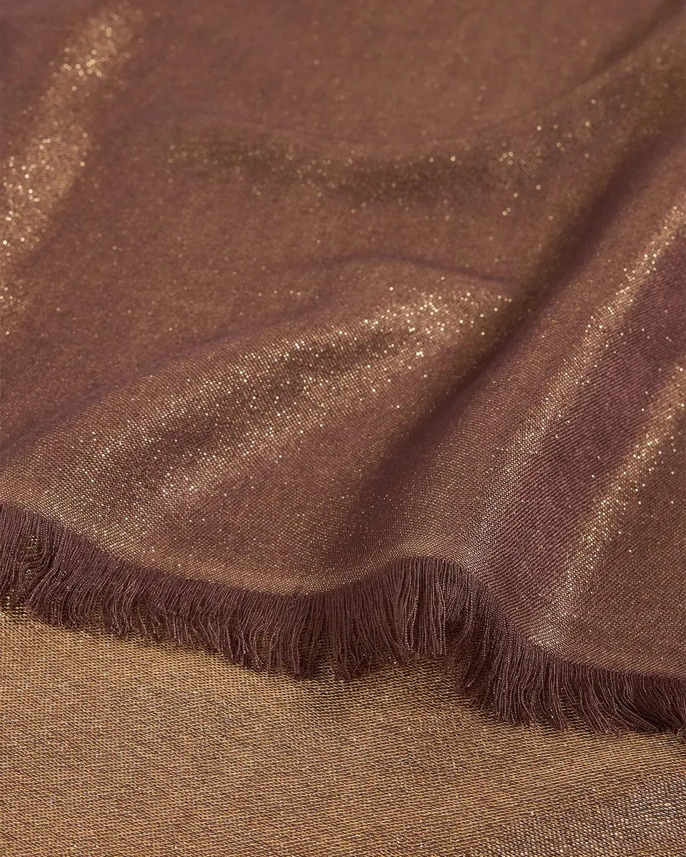 Ferragamo Reversible Metallic Shawl | Thumbnail 4