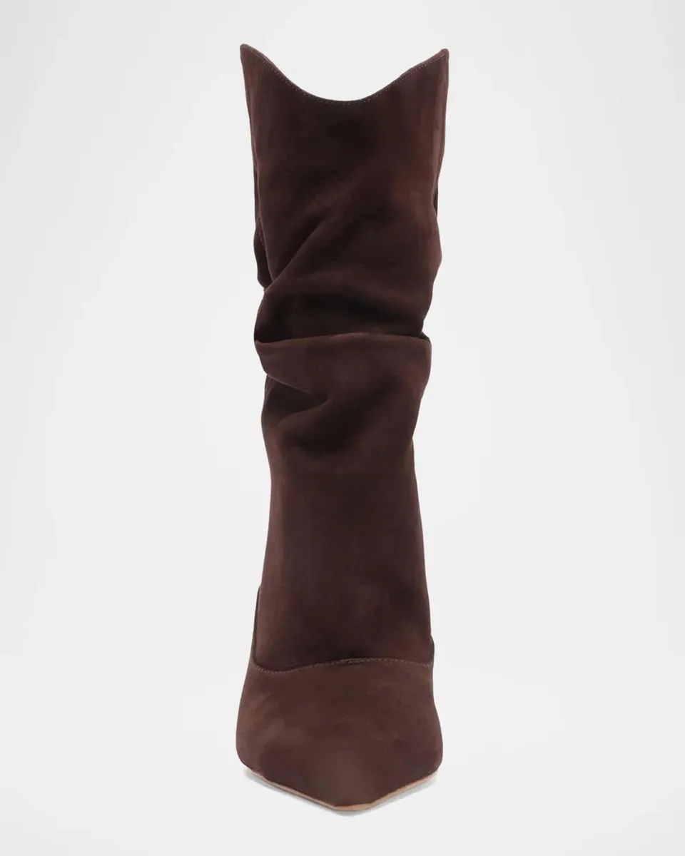 Alexandre Birman Maryana Slouch 85MM Suede Boots | Thumbnail 7