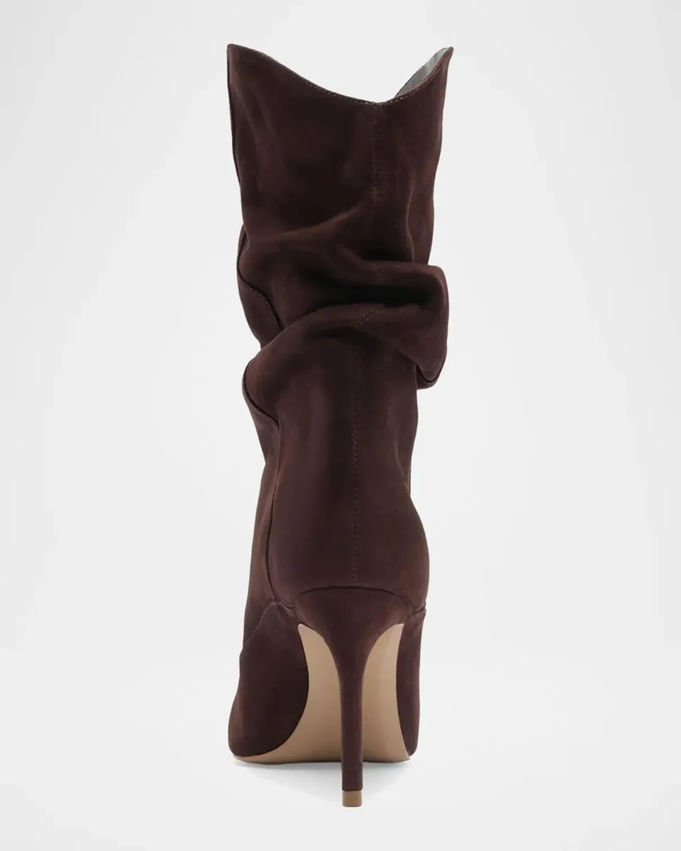 Alexandre Birman Maryana Slouch 85MM Suede Boots | Thumbnail 8