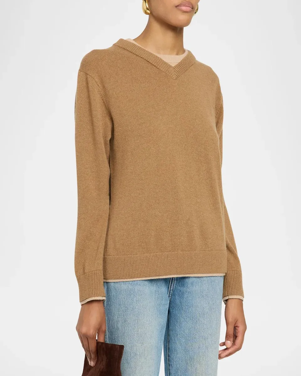 rag & bone Nyla Cashmere V-Neck Sweater | Thumbnail 4 rag & bone Nyla Cashmere V-Neck Sweater | Thumbnail 4