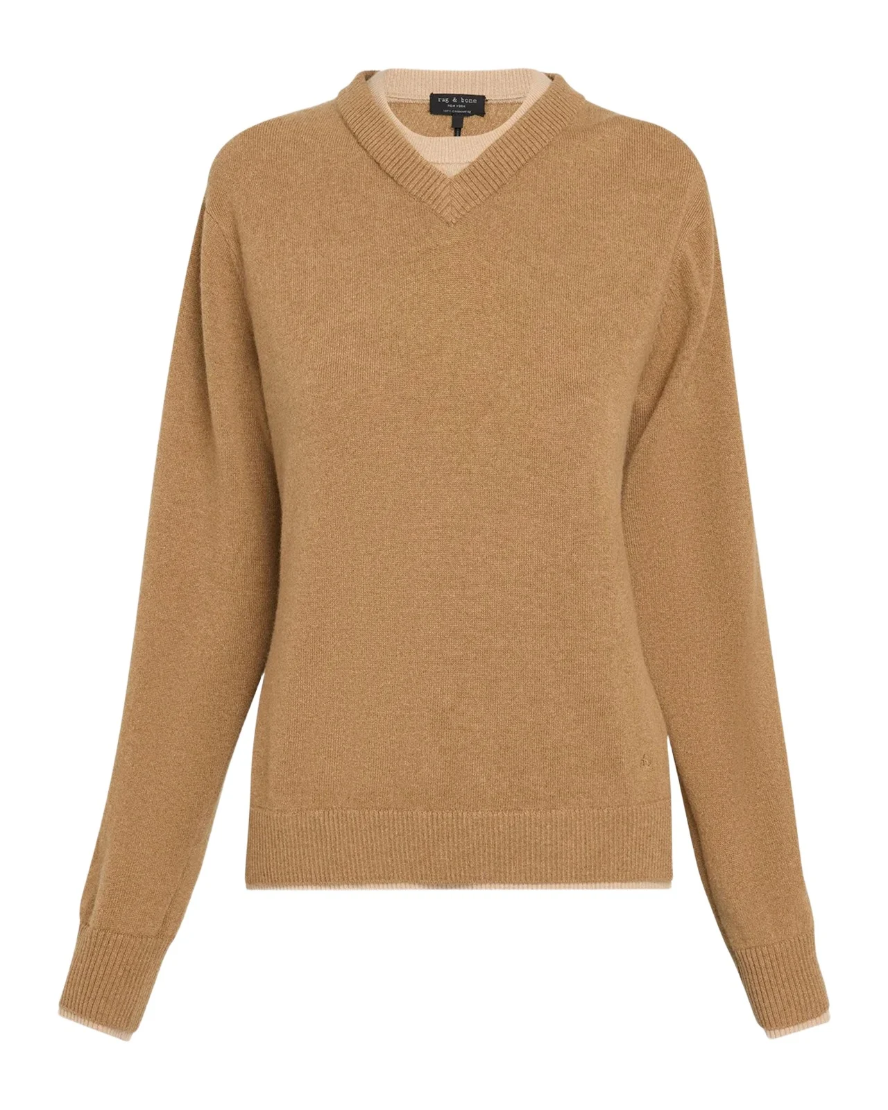 Nyla Cashmere V-Neck Sweater