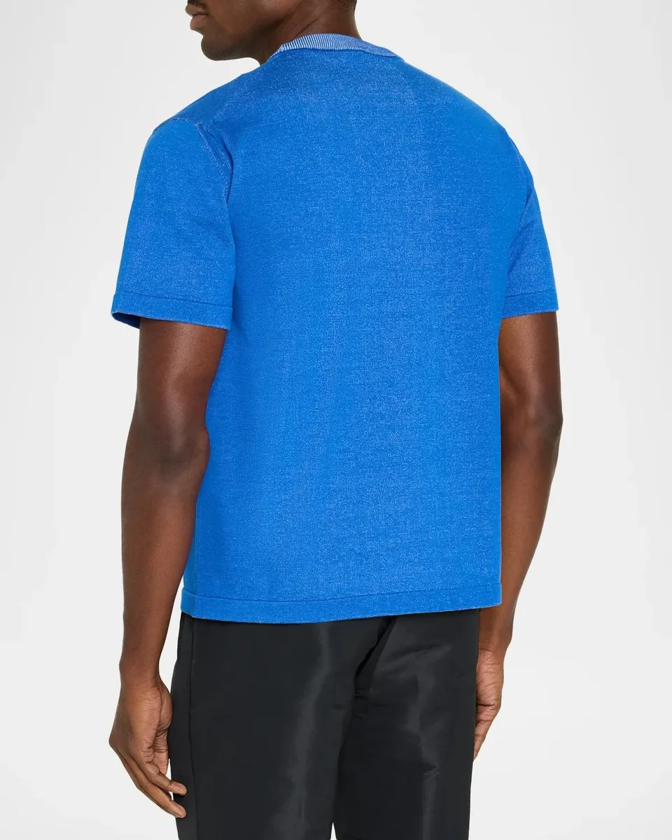 Givenchy Men's Curved Logo Crewneck T-Shirt | Thumbnail 3 Givenchy Men's Curved Logo Crewneck T-Shirt | Thumbnail 3