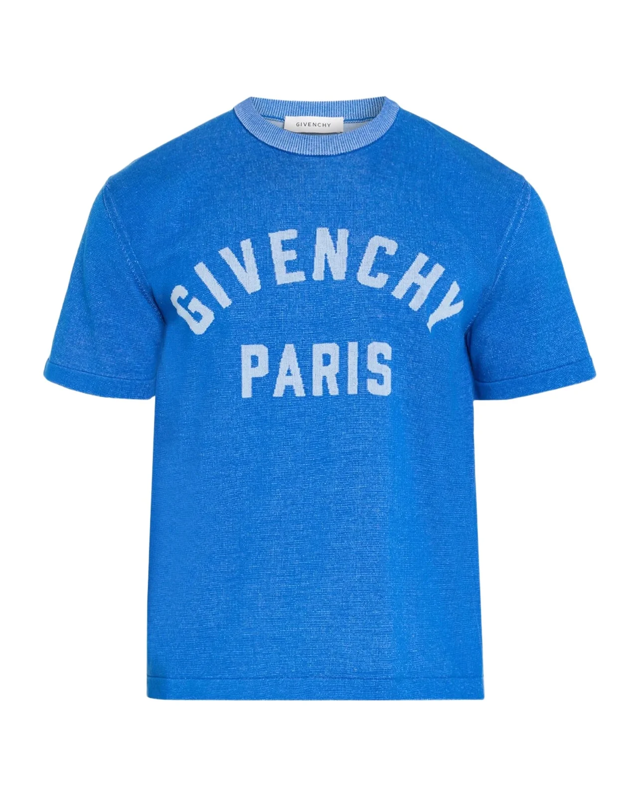Givenchy Men's Curved Logo Crewneck T-Shirt