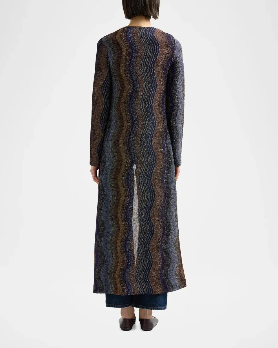 Missoni Wave Lamé Knit Cardigan | Thumbnail 3 Missoni Wave Lamé Knit Cardigan | Thumbnail 3