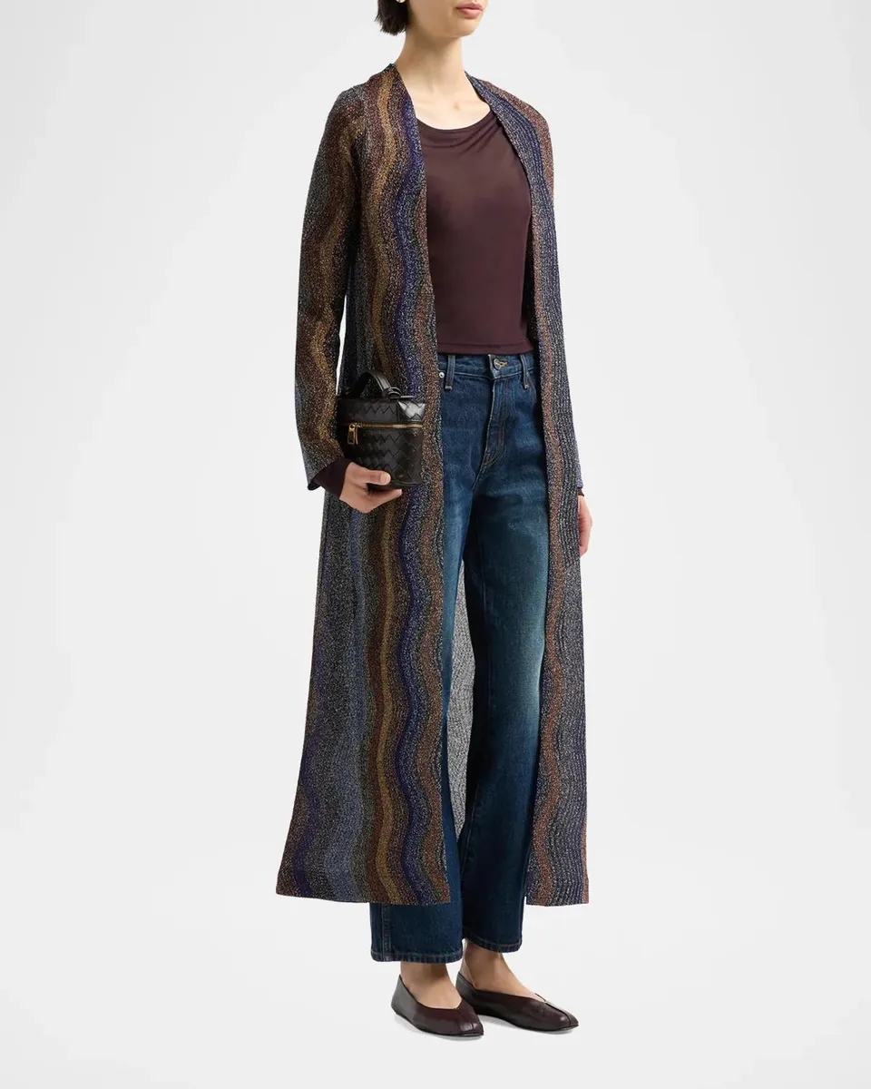 Missoni Wave Lamé Knit Cardigan | Thumbnail 4 Missoni Wave Lamé Knit Cardigan | Thumbnail 4