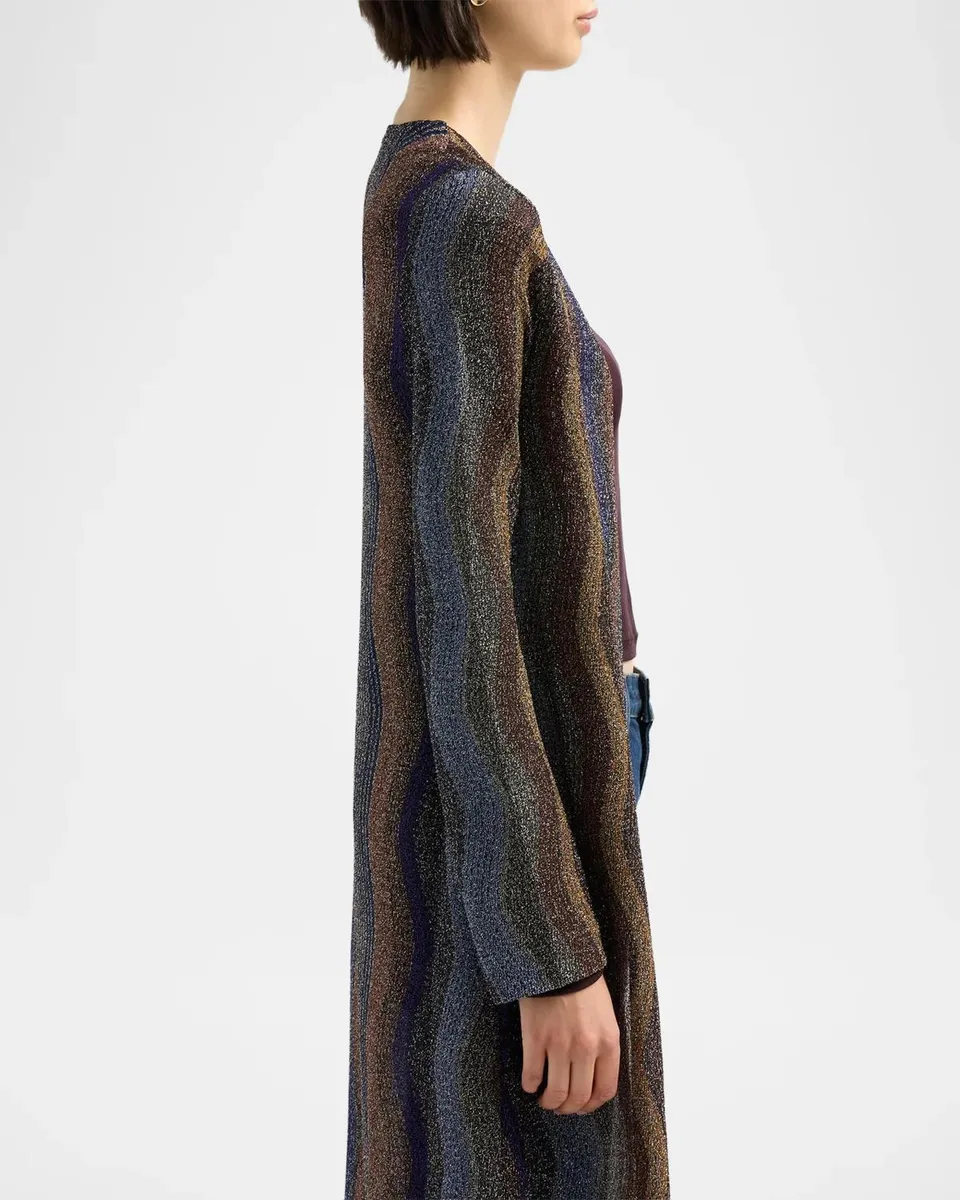 Missoni Wave Lamé Knit Cardigan | Thumbnail 5 Missoni Wave Lamé Knit Cardigan | Thumbnail 5