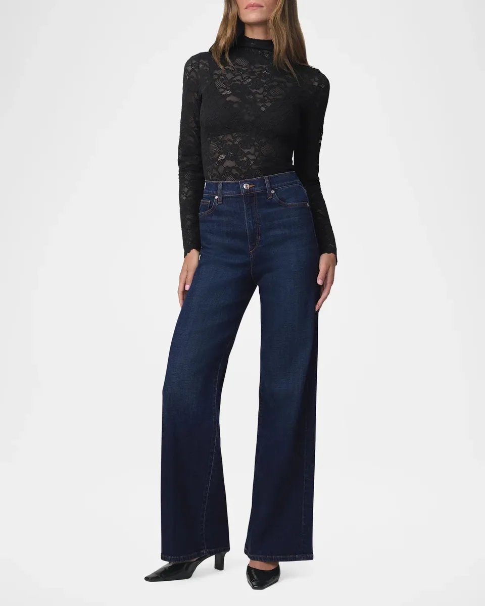 Joe's Jeans Tony Lace Cotton-Blend Long-Sleeve Top | Thumbnail 2 Joe's Jeans Tony Lace Cotton-Blend Long-Sleeve Top | Thumbnail 2