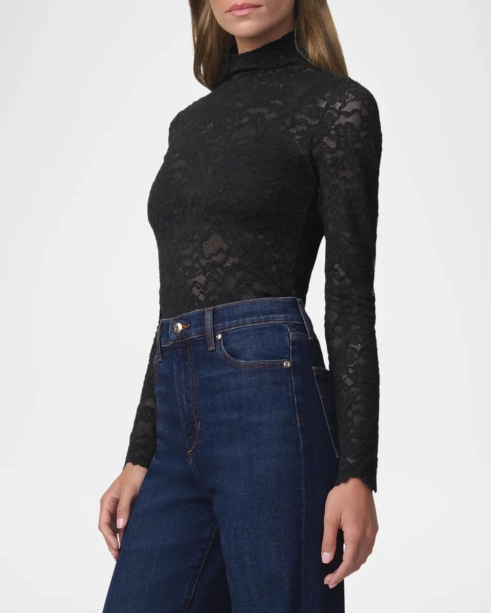 Joe's Jeans Tony Lace Cotton-Blend Long-Sleeve Top | Thumbnail 6 Joe's Jeans Tony Lace Cotton-Blend Long-Sleeve Top | Thumbnail 6