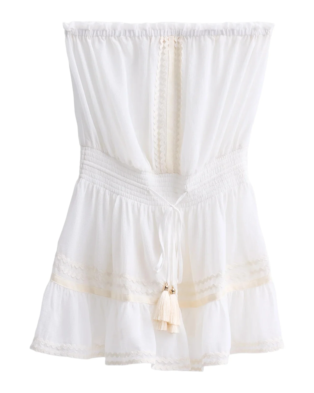 Vilara Embellished Strapless Minidress