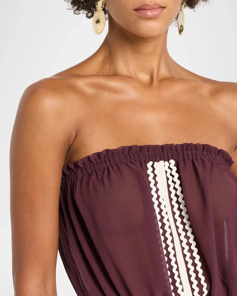 Ramy Brook Vilara Embellished Strapless Minidress | Thumbnail 5