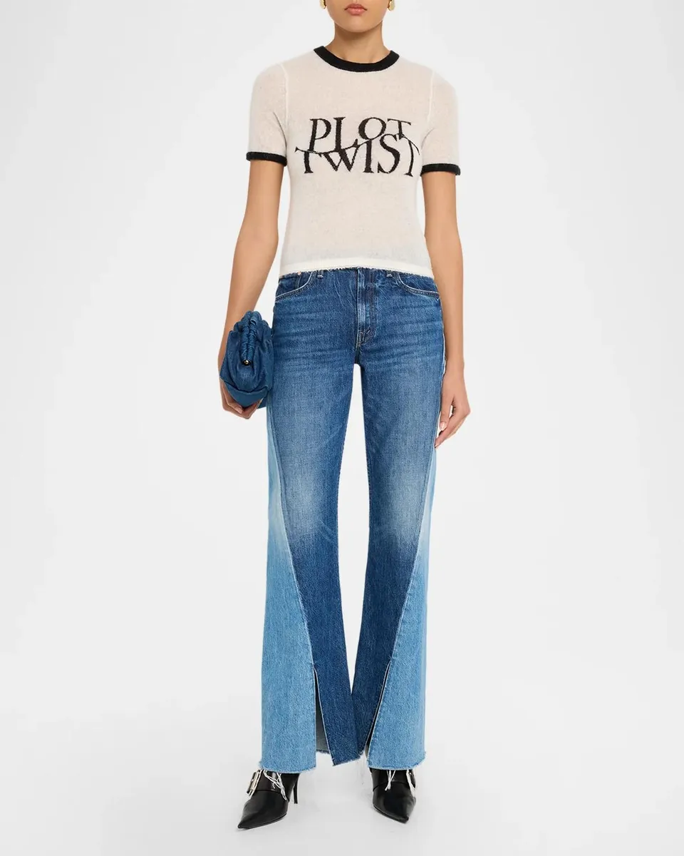 RE/DONE Morrison Knit Ringer Tee | Thumbnail 2 RE/DONE Morrison Knit Ringer Tee | Thumbnail 2