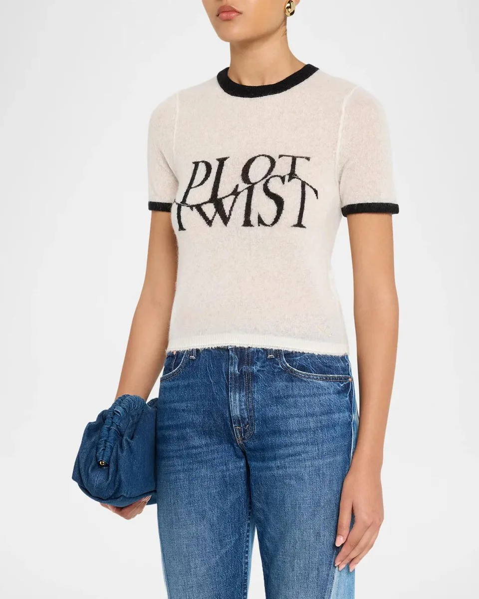 RE/DONE Morrison Knit Ringer Tee | Thumbnail 4 RE/DONE Morrison Knit Ringer Tee | Thumbnail 4