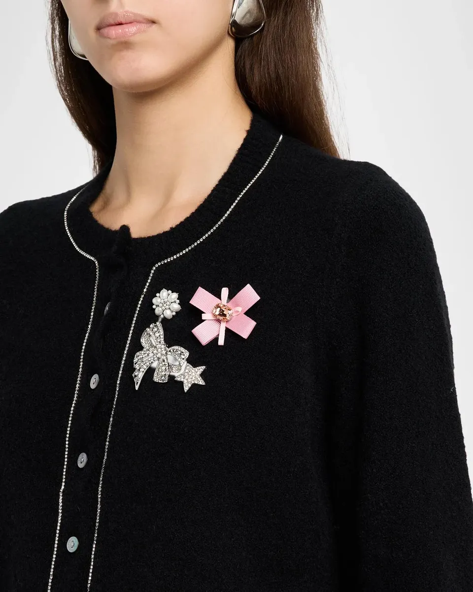 Cinq à Sept Allura Cotton-Blend Cardigan | Thumbnail 5